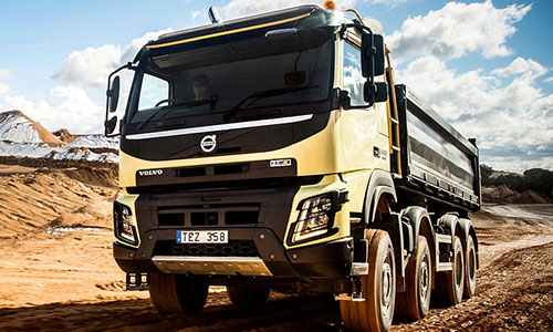 Operación segura de Volvo FMX MAX 540 8x4R